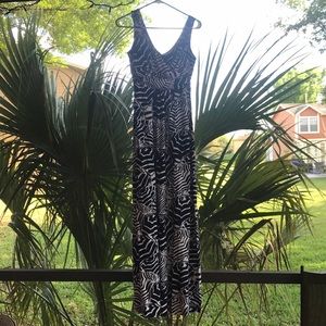 Size 6 Lilly Pulitzer maxi dress umbrella print